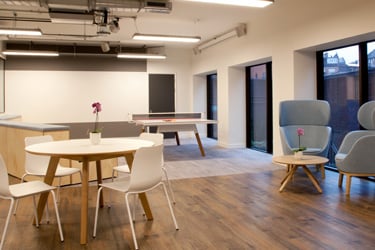 Empty Reading office table tennis table small