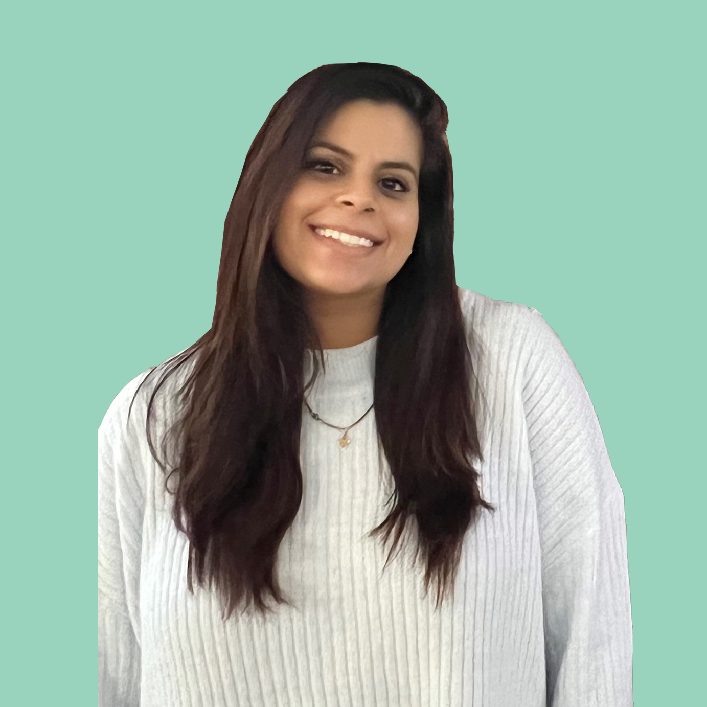 Arshia Mehra green background