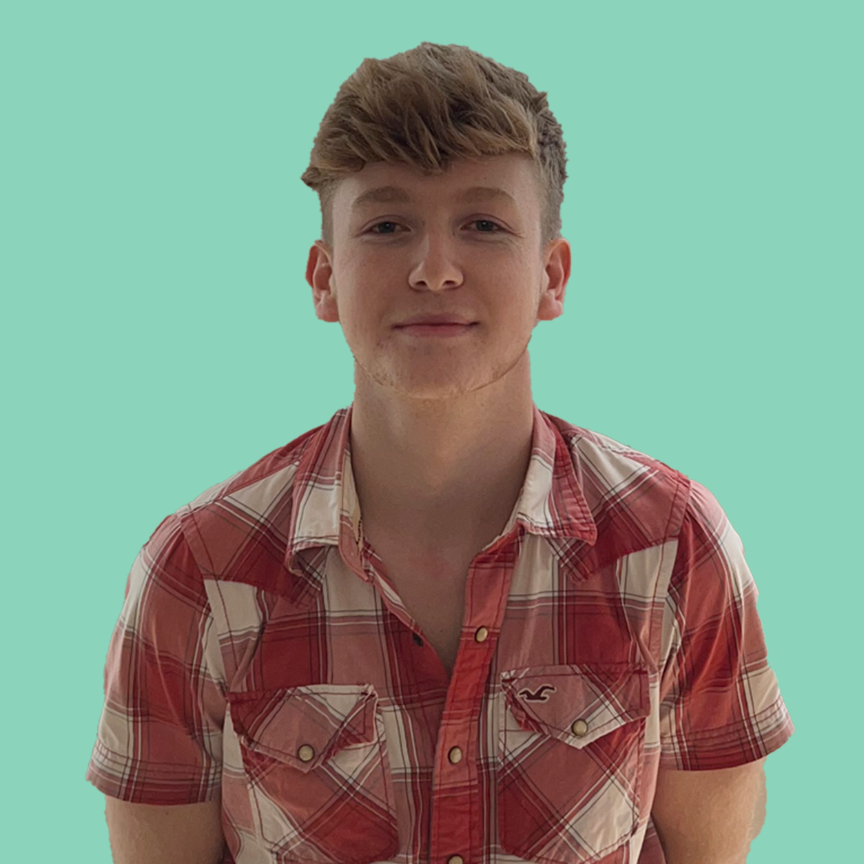 Casey Reisinger green background
