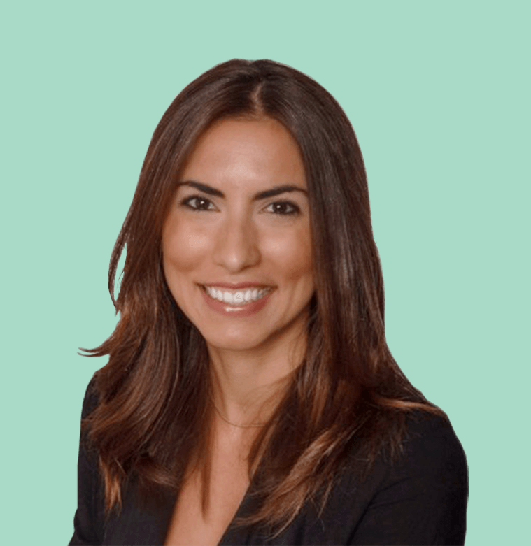 Technology Sales Recruitment Christina Marks green background