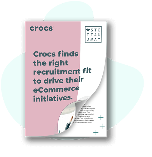eCommerce Recruitment Crocs Case Study with background 2-1