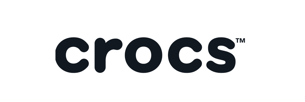 Crocs black logo