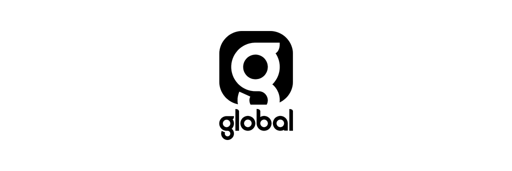 Global black logo