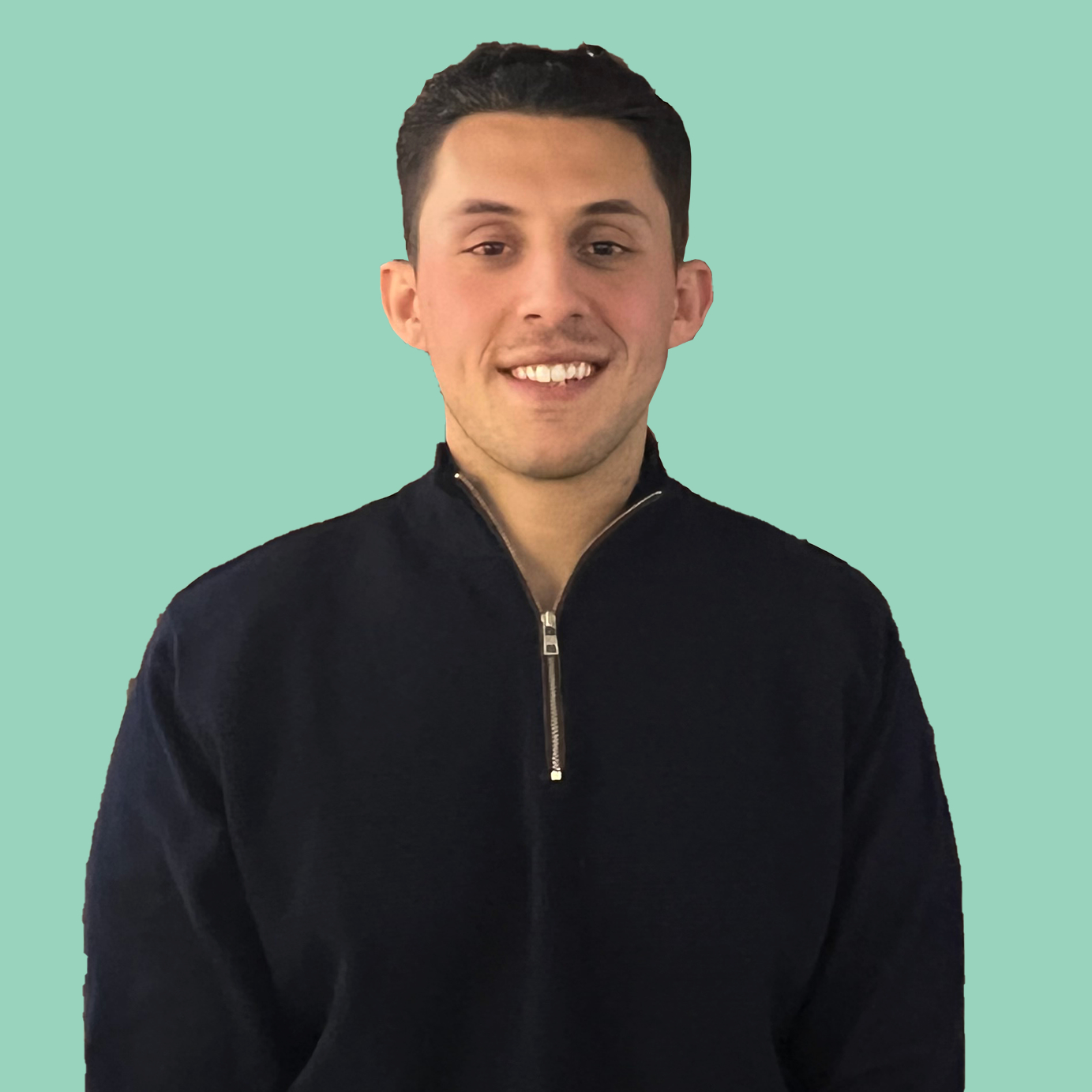 Jake Nocerino green background