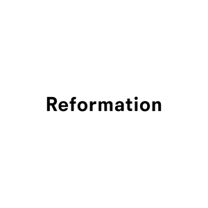 Reformation logo Reformation logo