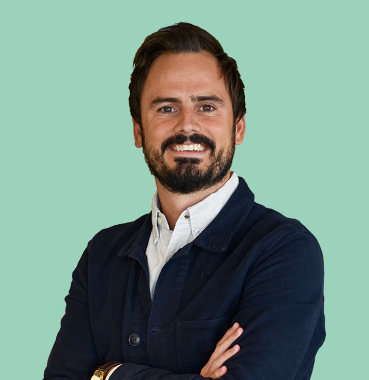 James Canosa green background