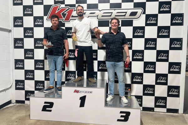 US team go karting