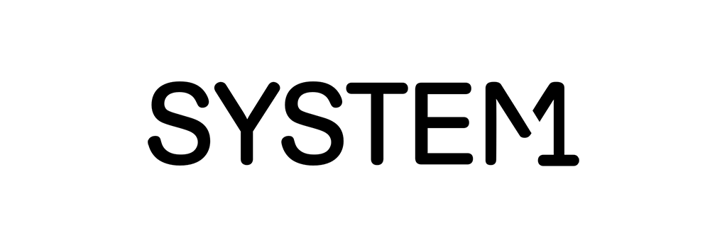 System1 black logo