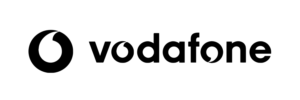 Vodafone black logo